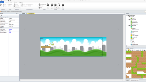 MarioStyle Game [Template Platformer - Construct 2]