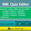 XML Quiz Editor